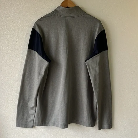 Nike Jordan University of Michigan Long Sleeve Athletic 1/4 Zip Shirt Gray Large - Picture 8 of 8